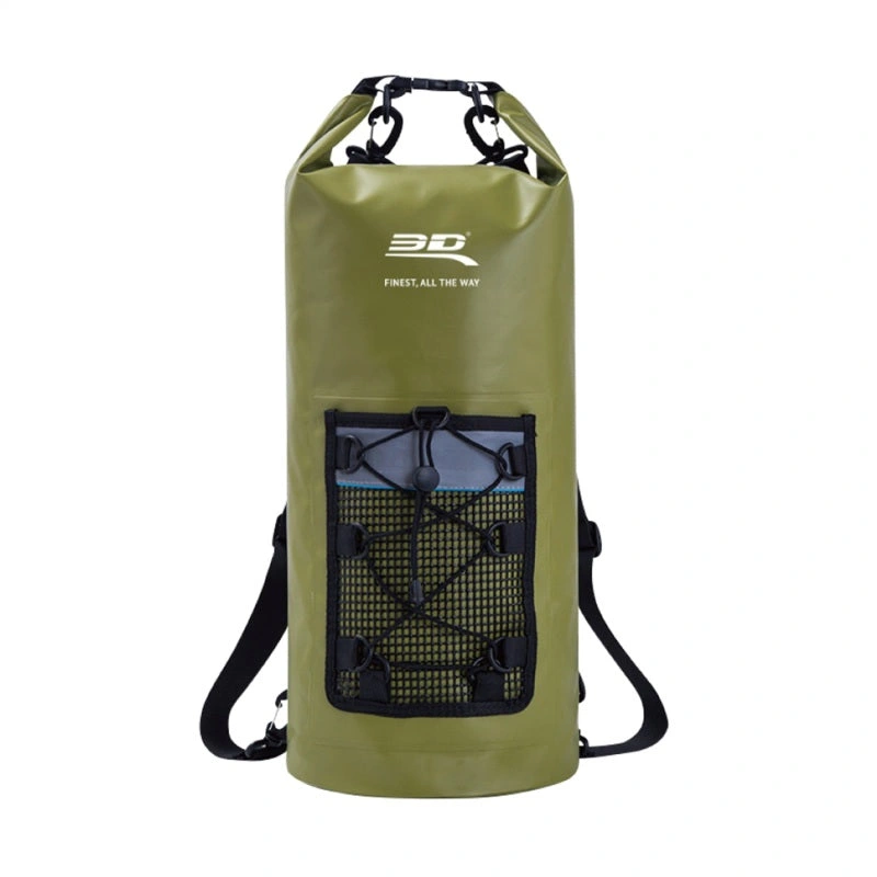 3D MAXpider Roll-Top Dry Bag Backpack – Army Green