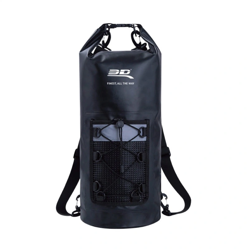 3D MAXpider Roll-Top Dry Bag Backpack – Black