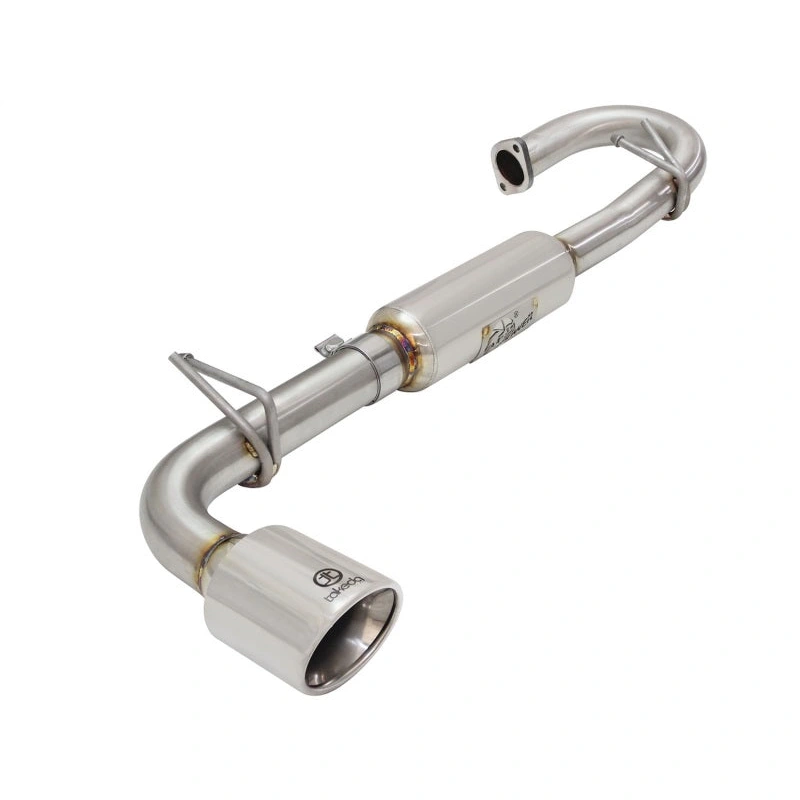 aFe 11-16 Scion TC L4-2.5L 304SS 2-1/4in to 2-1/2in Axle-Back Takeda Exhaust w/ Polished Tip