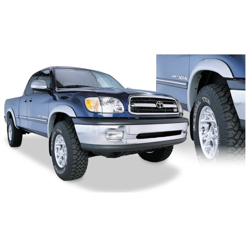 Bushwacker 03-06 Toyota Tundra Standard Cab Fleetside Extend-A-Fender Style Flares 4pc – Black